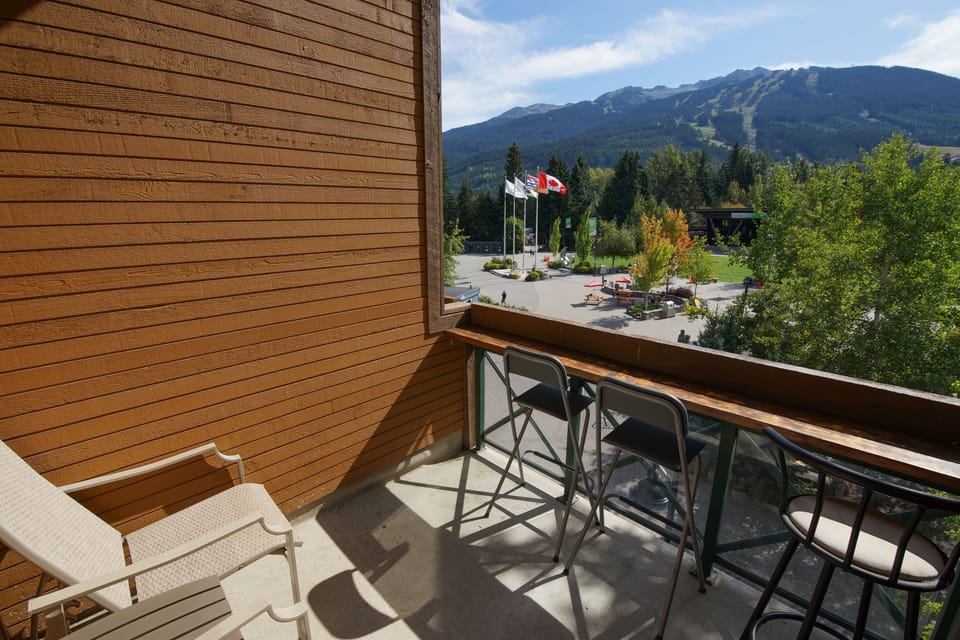 Amazing views of Whistler from the patio