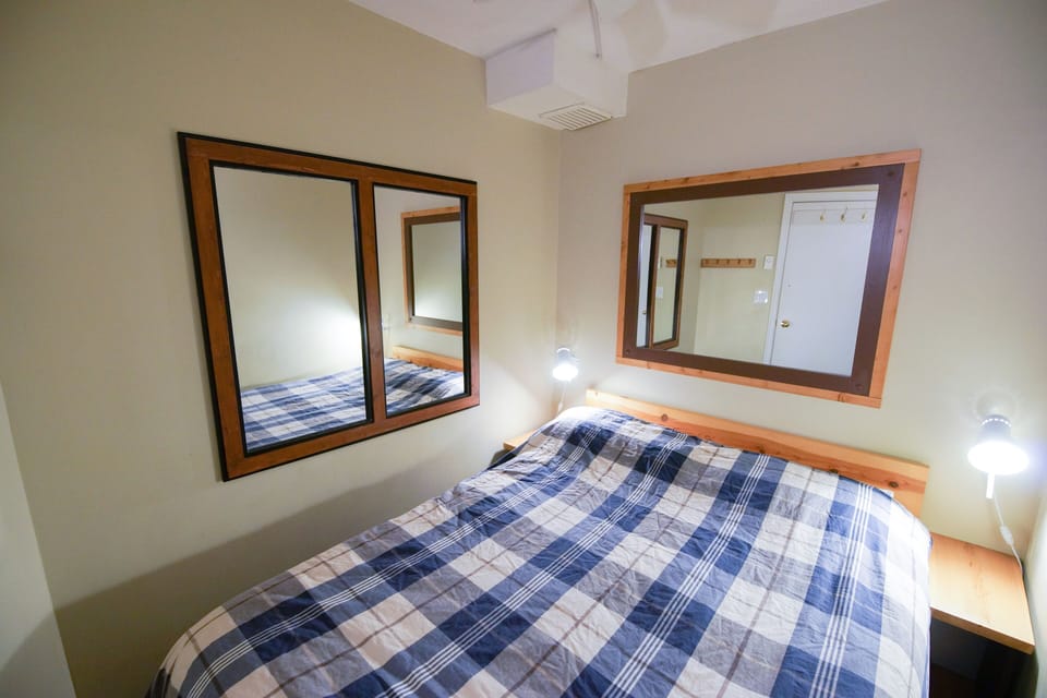 Den with double bed
