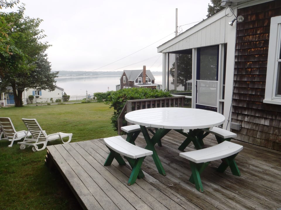 Fantastic Views of Duxbury and Kingston Harbors from the Side Deck
