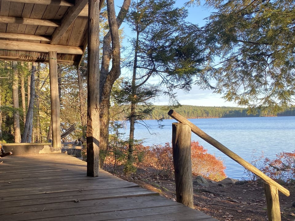 view from the deck