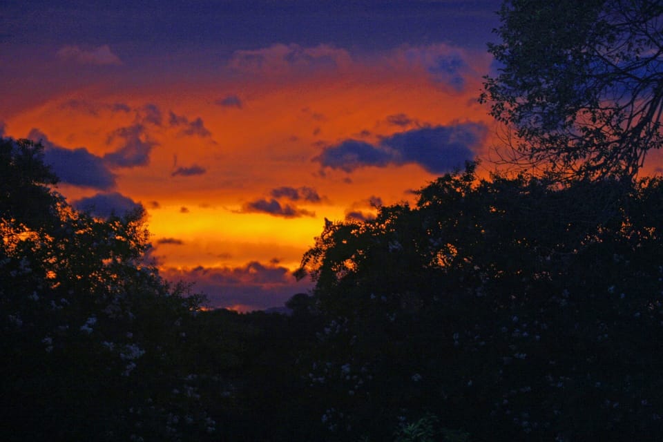 Sunset from the farm