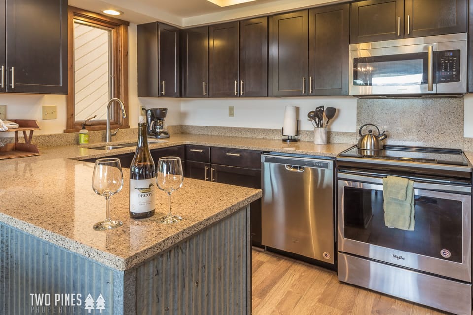 Newly Remodeled Kitchen with Stainless Steel Appliances