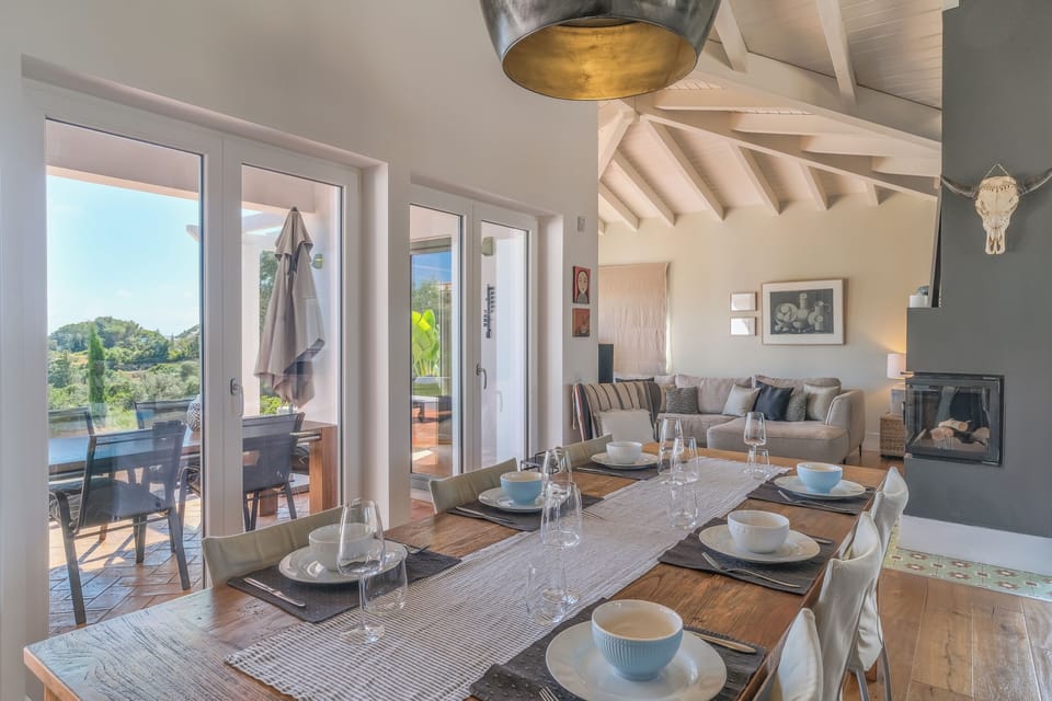Dine with family and friends in the beautiful dining area.