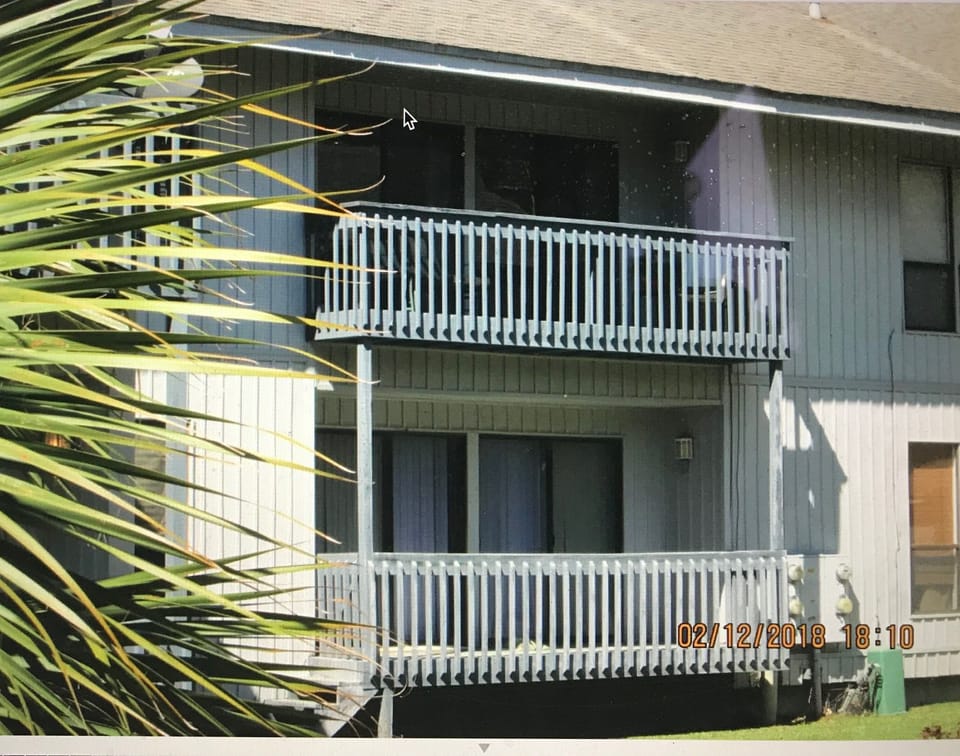 Balcony Overlooking Courtyard
