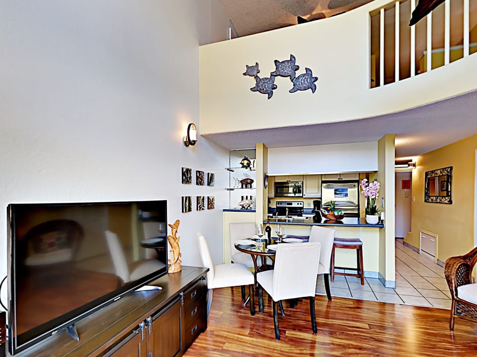 Living Room - While having the comforts of home, catch up on your favorite shows!