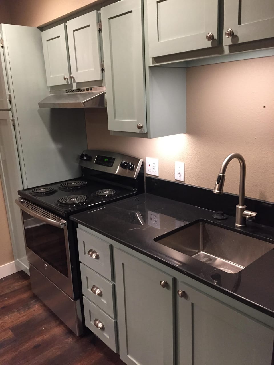 Marble counter top. All new appliances.