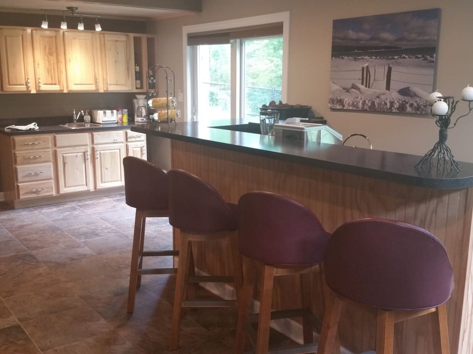 kitchenette and bar