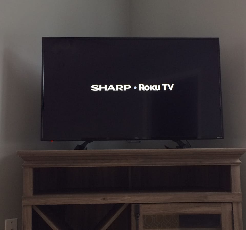 Smart TV set up to stream thousands of movies and television shows instantly.