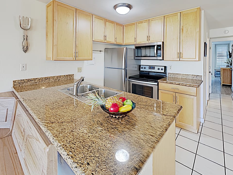 Spacious kitchen, perfect for unleashing your culinary creativity.
