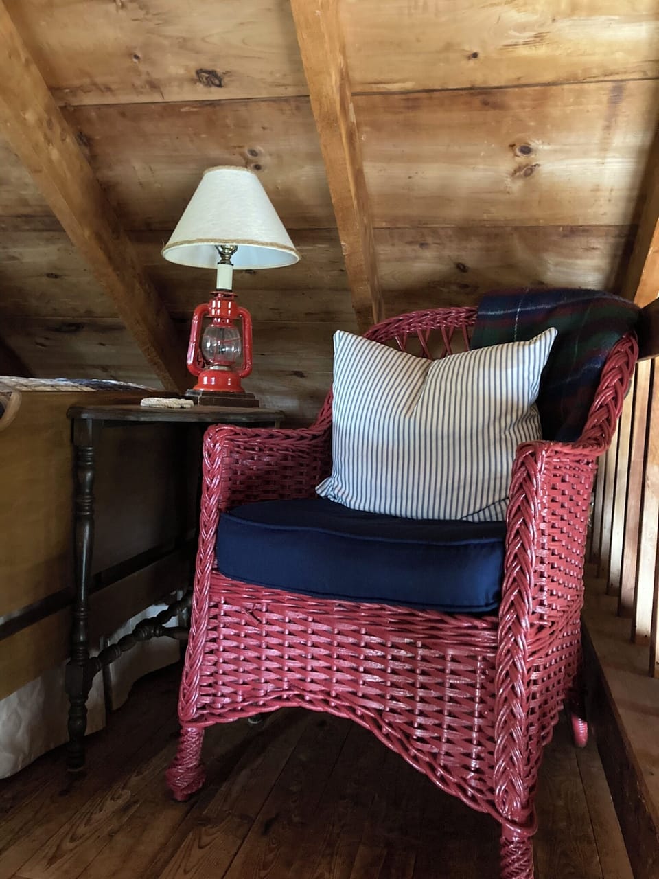 Seating in the loft.