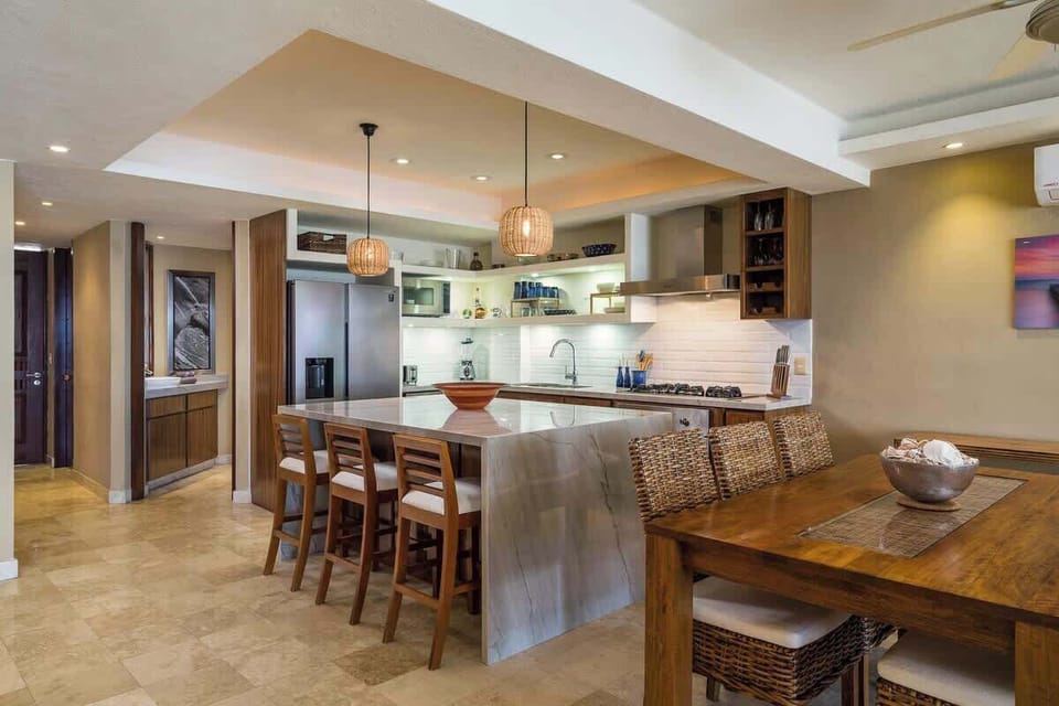 Modern kitchen, luxury finishes