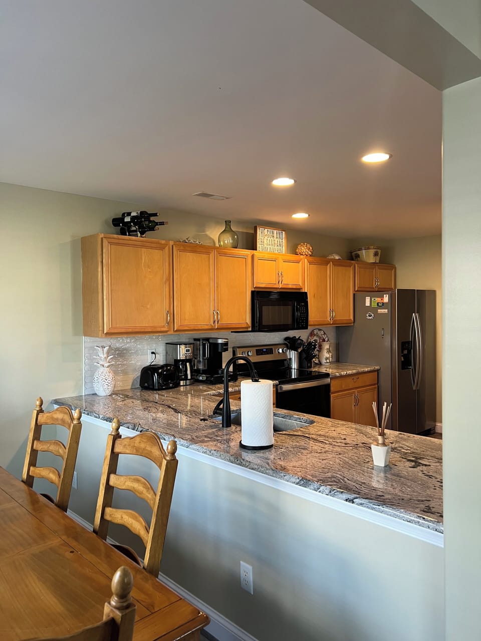 Well equipped kitchen