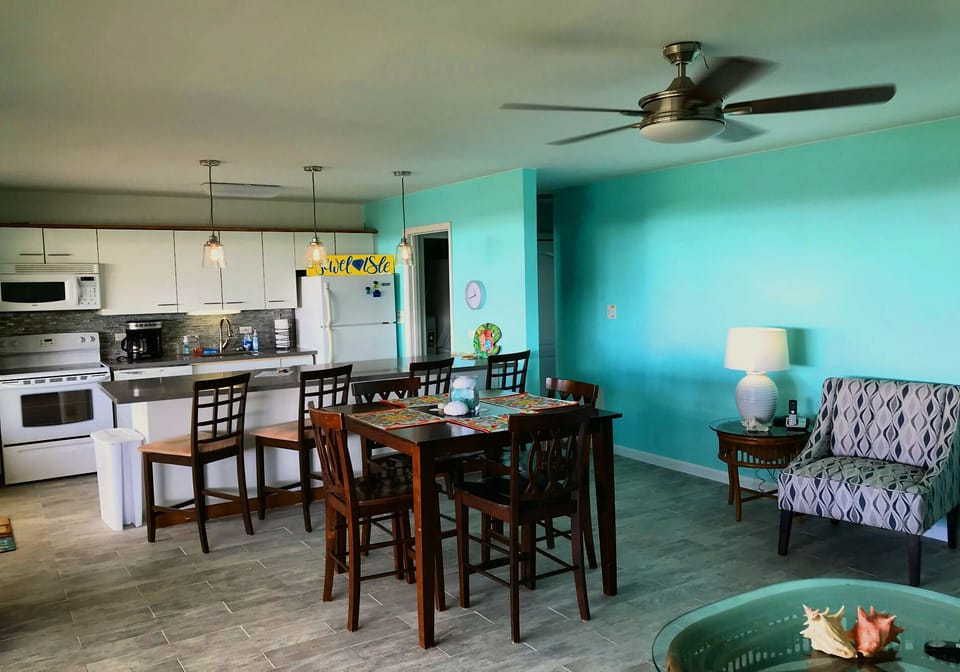 Breezy open floor plan