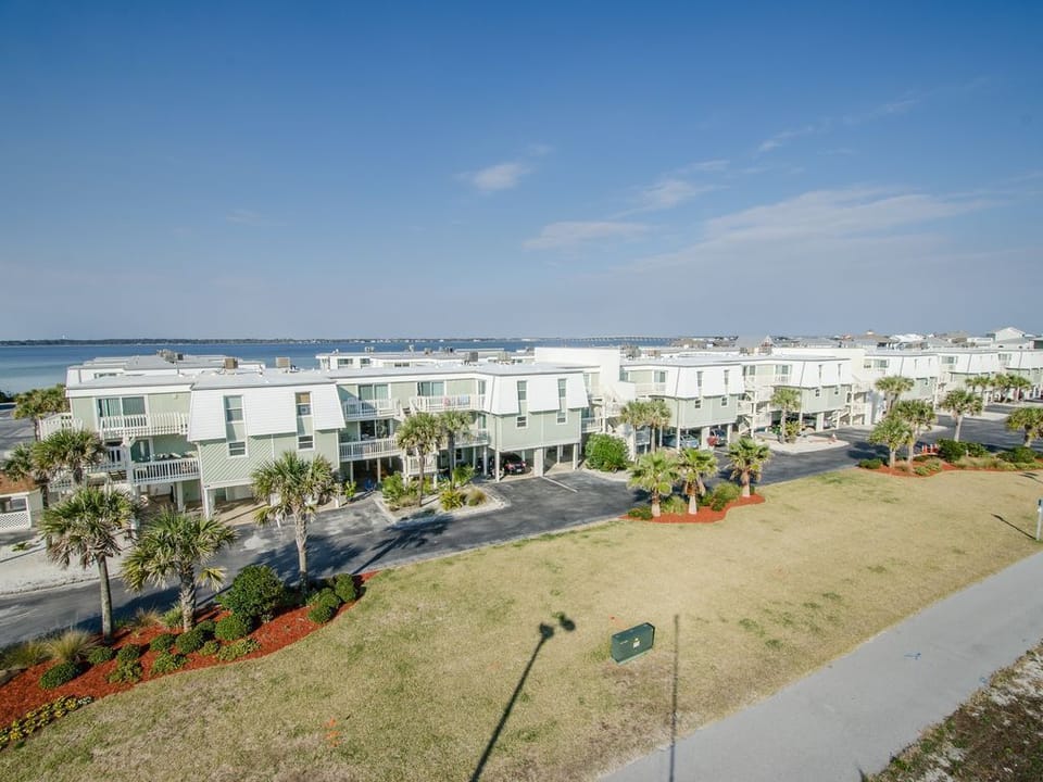 Arial View Boardwalk Complex from Fort Pickens Road including walking trail. 