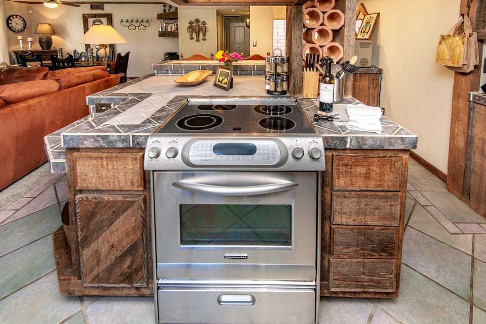 Brand new electric stove for cooking any family meals