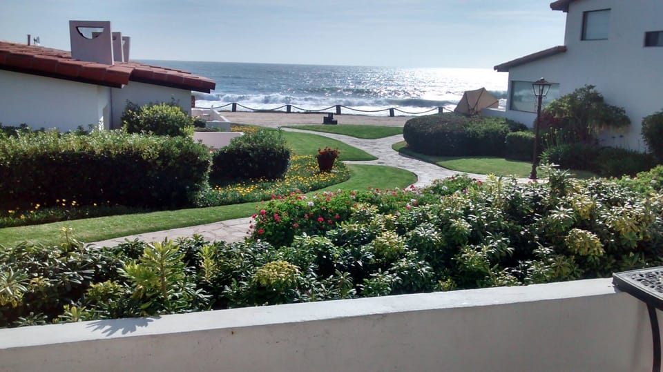 View from terrace of villa