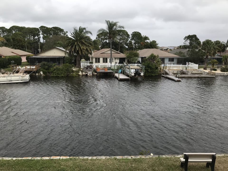 Water view from lanai
