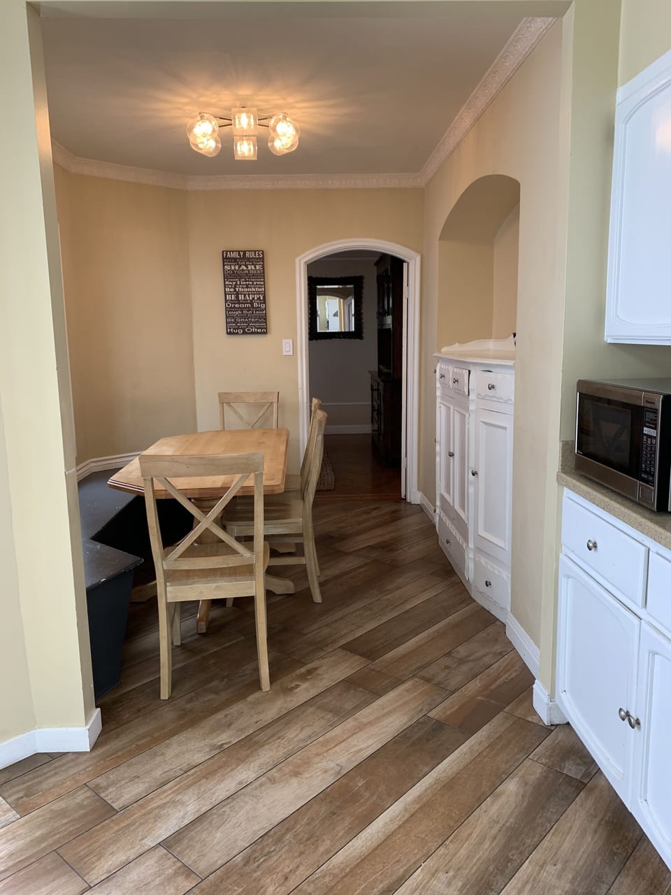 kitchen on main level