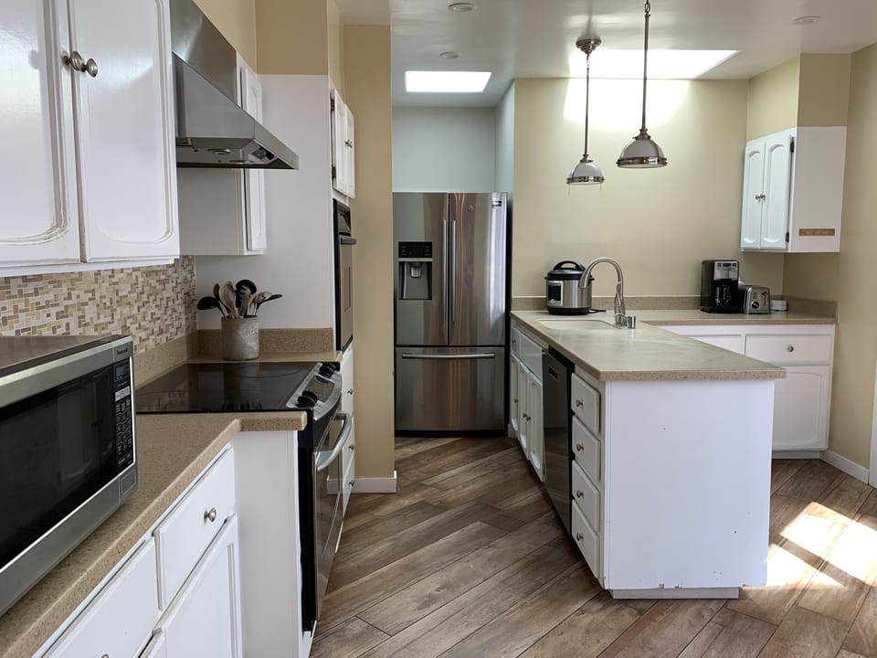 kitchen on main level