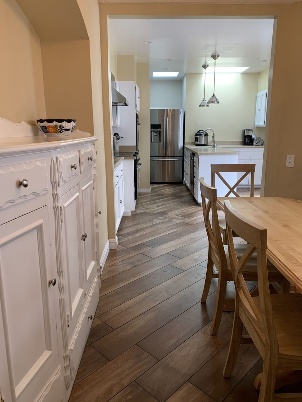 kitchen on main level