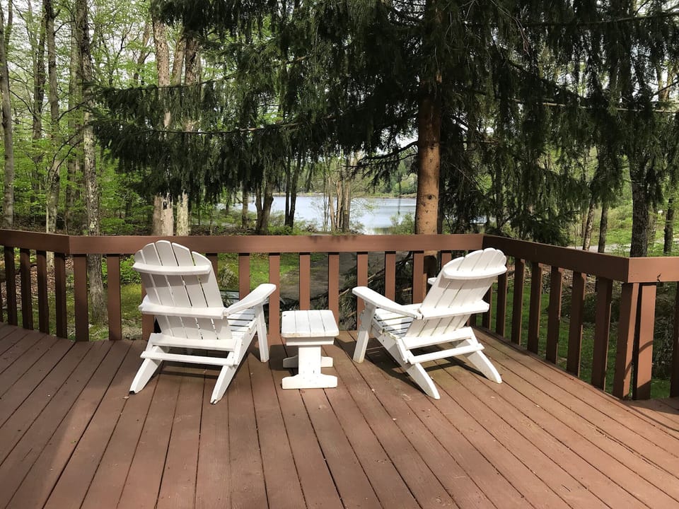 Enjoy the peaceful setting and the ever changing lake views. 