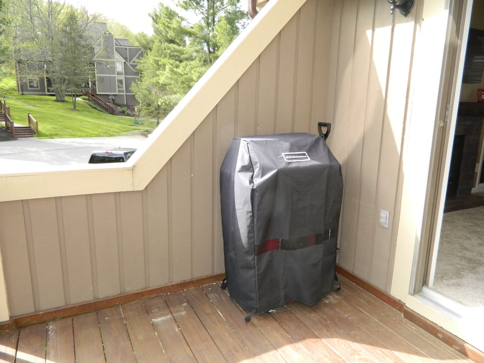 Deck with BBQ