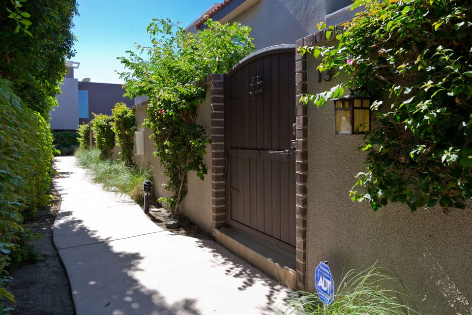 Front gate of unit