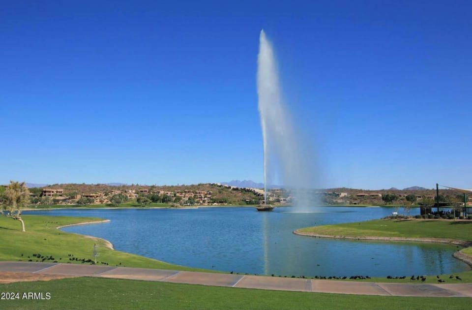 Famous Fountain Hills Fountain, third largest fountain in the world