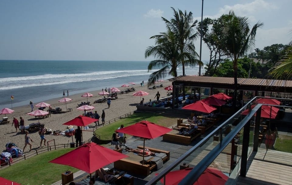 Ke Deta Beach just cross the road 3 minues walk