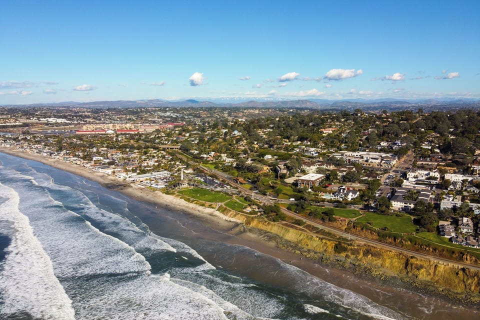 Gorgeous coastline of Del Mar!   The Village of Del Mar has everything you need!