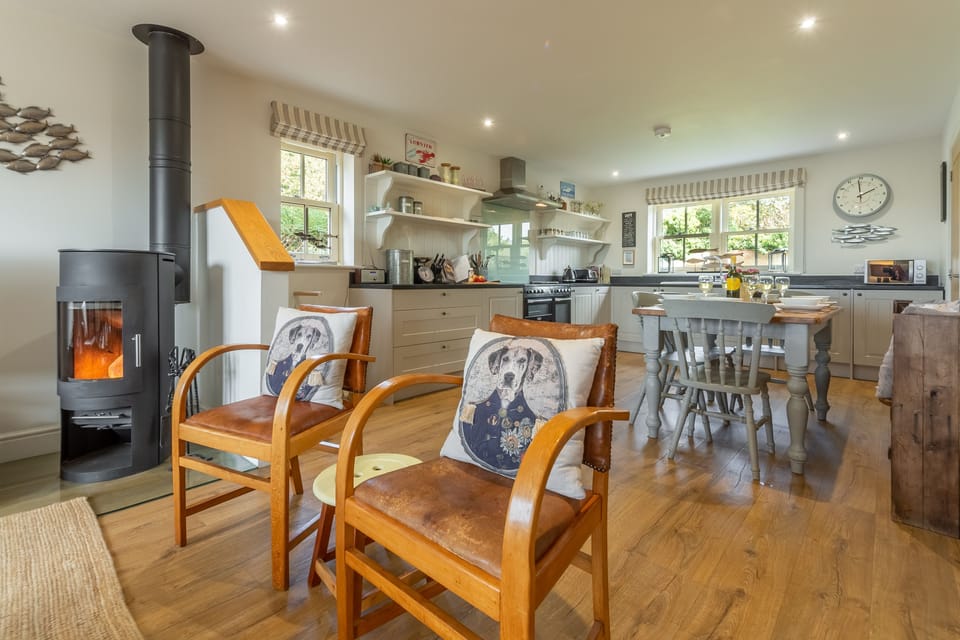 Ground floor: Open plan living area