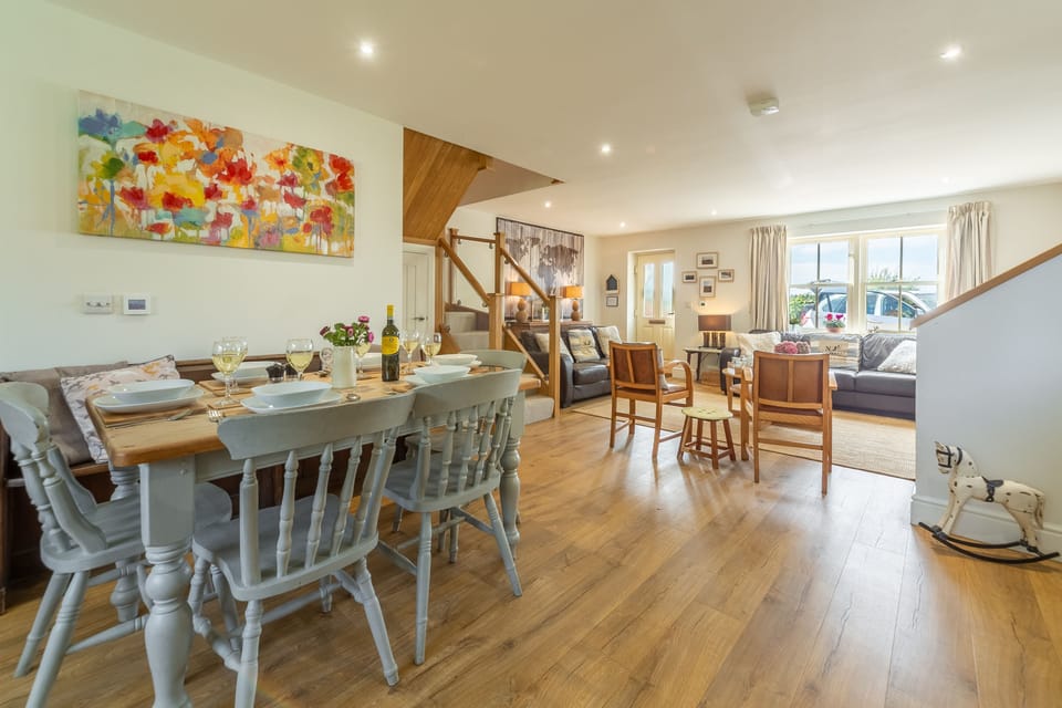 Ground floor: Open plan living area
