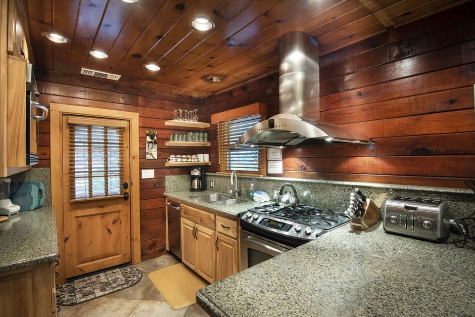 Kitchen and back door