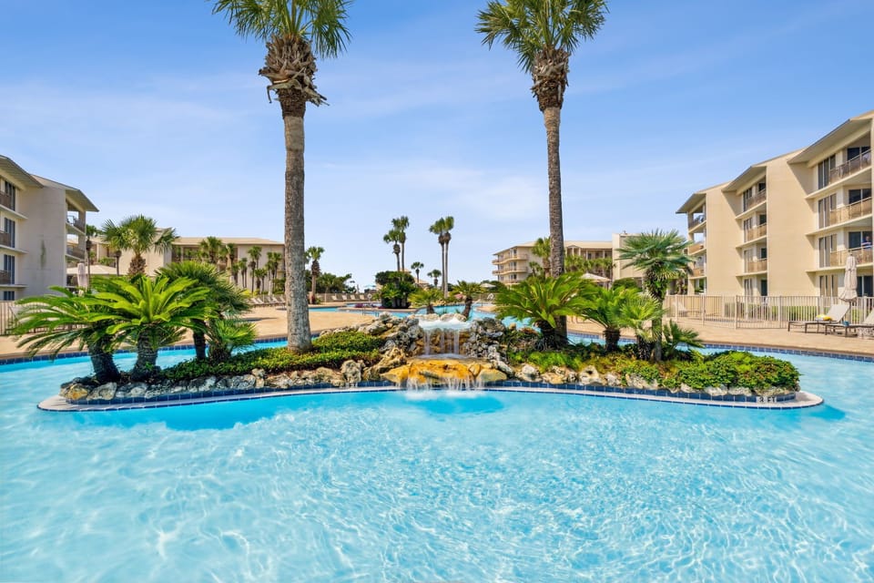 Keep Cool In the Summer Sun next to the Community Lagoon Pool