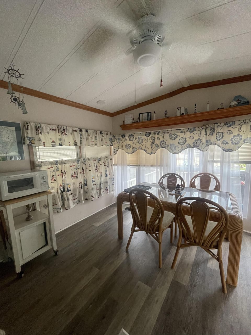 Kitchen has all the amenities, including utensils, pots/pans, and dishes