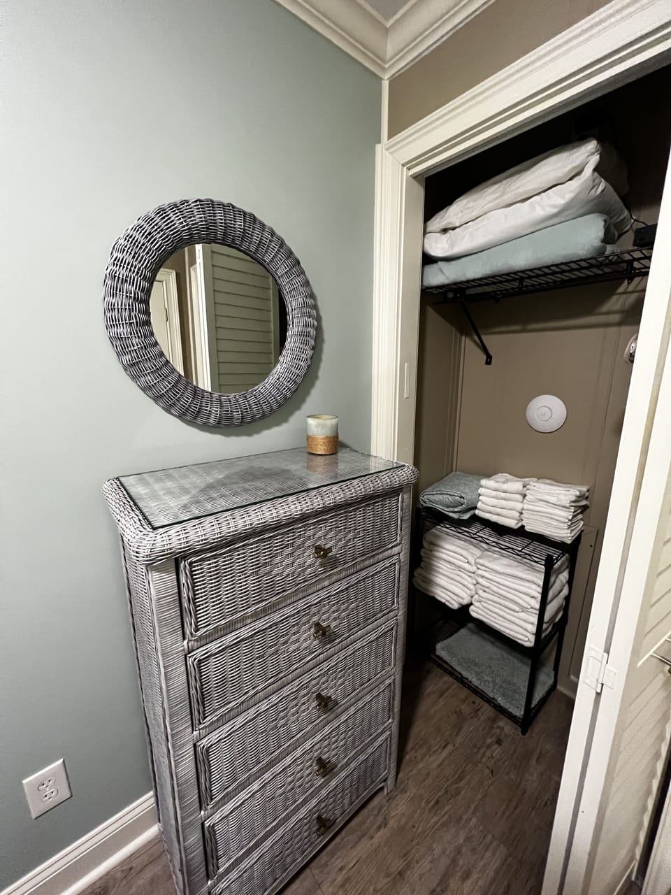 Dresser and closet storage