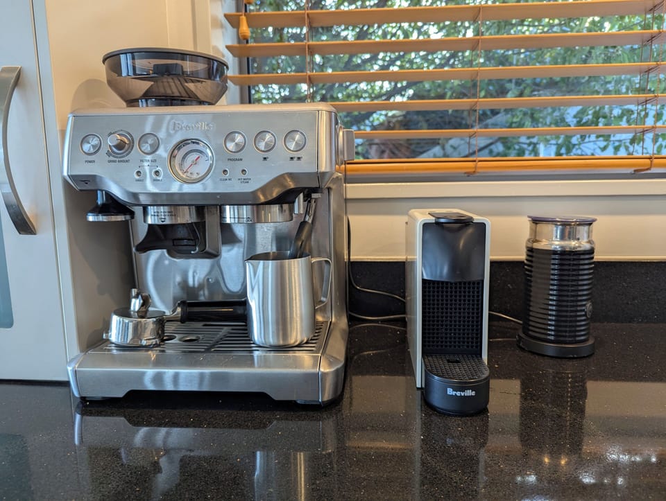 Our two coffee machines