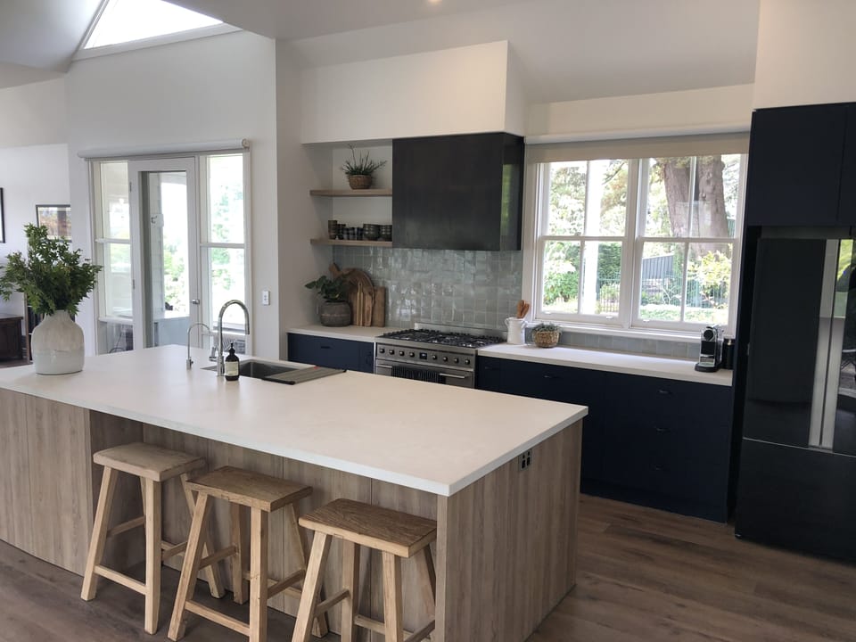 Kitchen with European Appliances including 90cm oven 