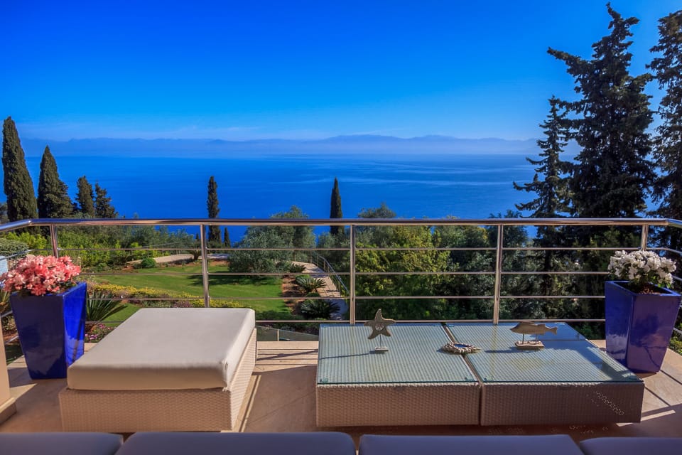 View from the balcony of the living area