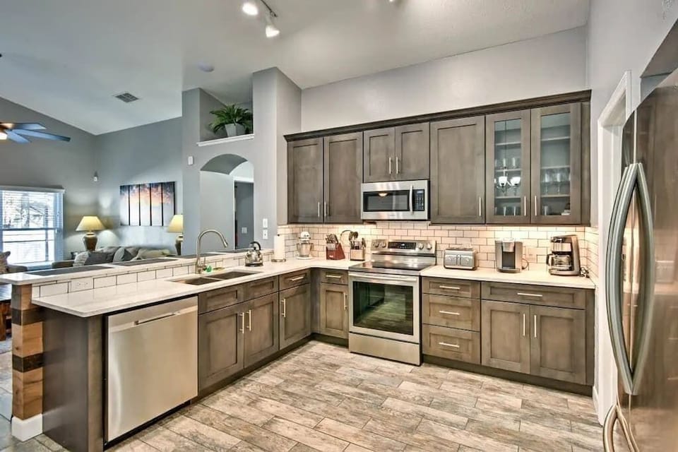Semi Modern Luxury Kitchen