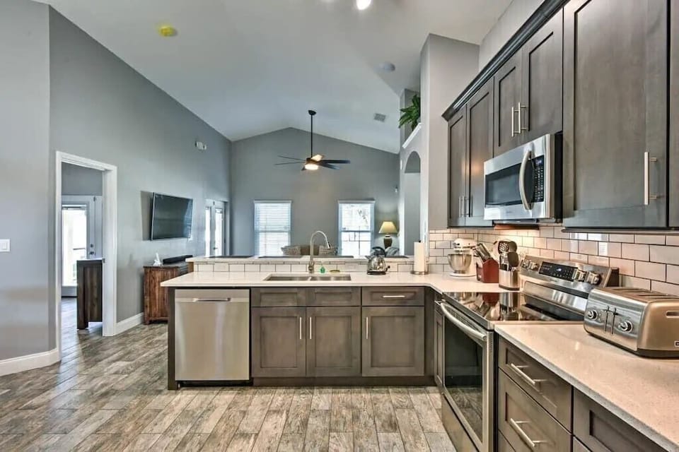 Semi Modern Luxury Kitchen
