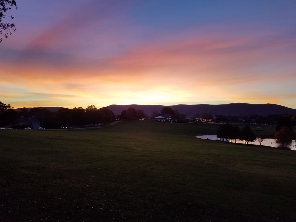 Sunrise at Bernard's! This photo provided by one of our guests.