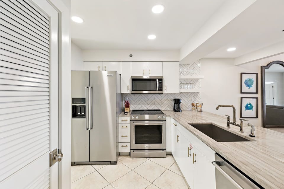 Well Appointed Kitchen with Stainless Steel Appliances
