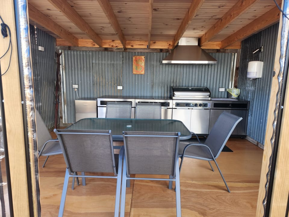 Our new bbq area