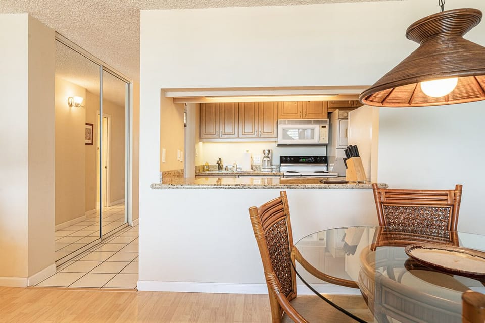 Dining Room and the counter area of the kitchen