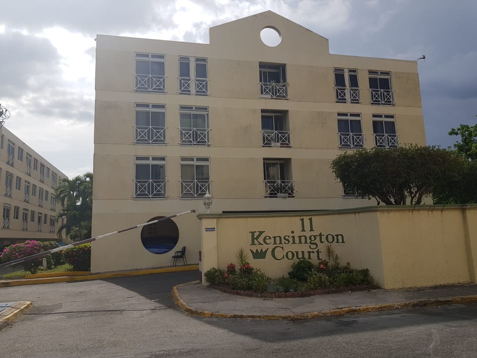 front of property