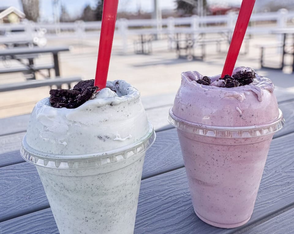 Don`t forget to enjoy a one of our famous shakes for many of our local vendors!
