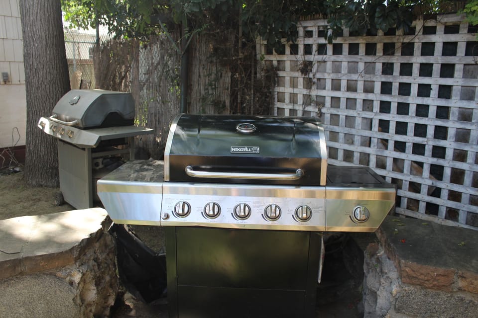 2 BBQ Grills for plenty of outdoor cooking