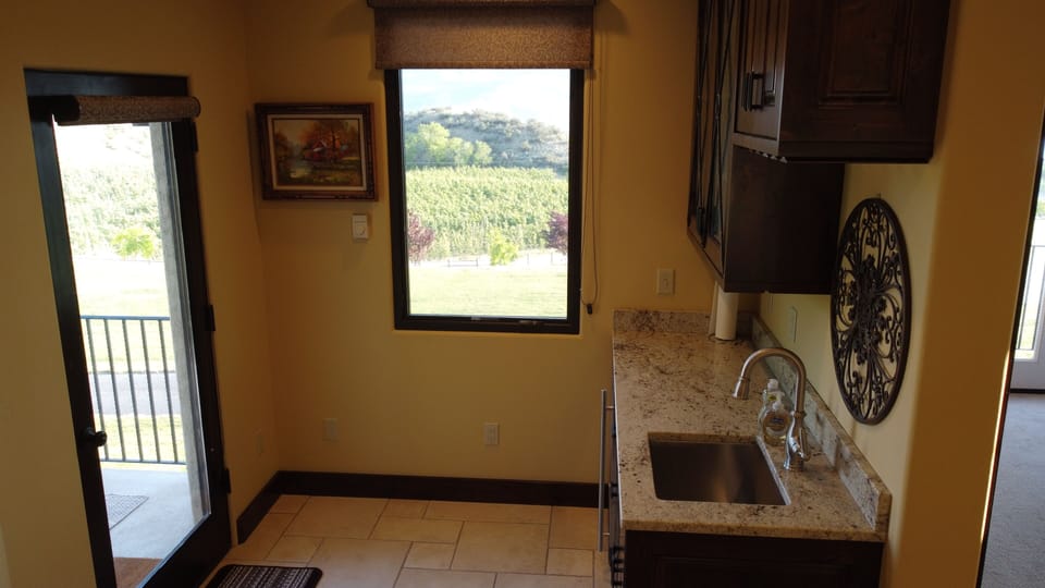 Upstairs Beverage Fridge & Common Area