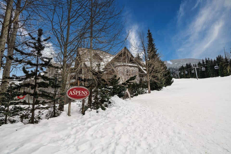 A true ski-in, ski-out location. In the summer, being slopeside is convenient for getting around!